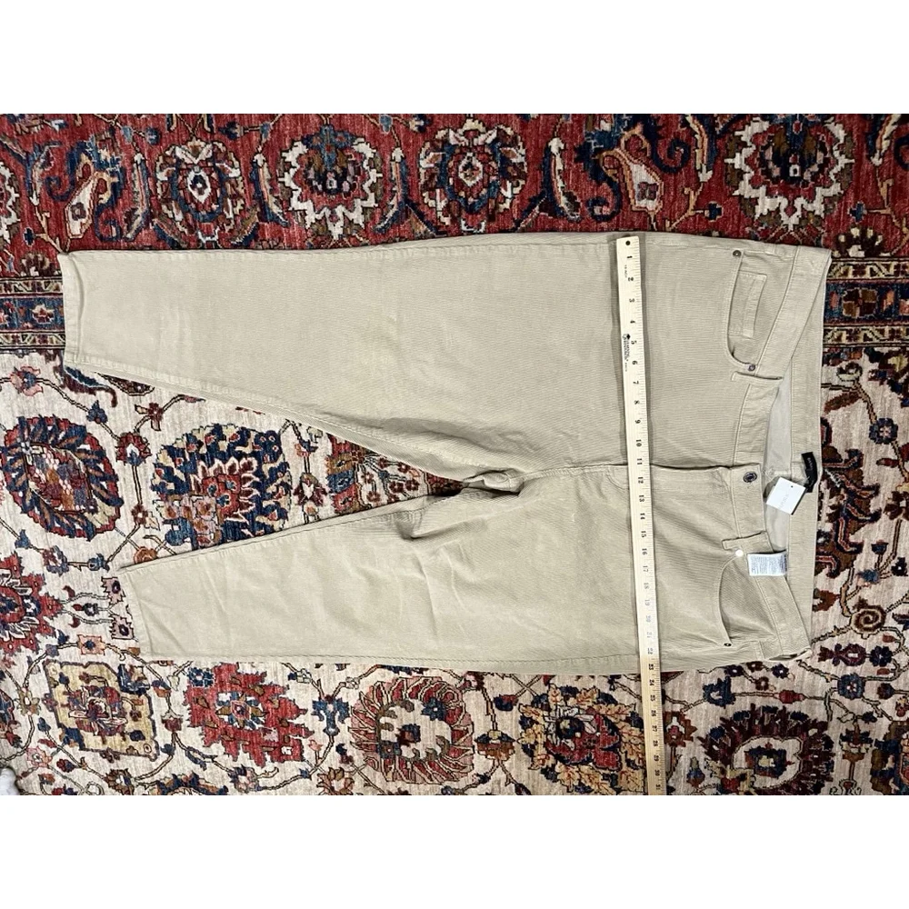 New with Tag Banana Republic Beige Micro Corduroy Fall Pants Size 35